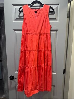 Banana Republic Coral Red Cotton Top